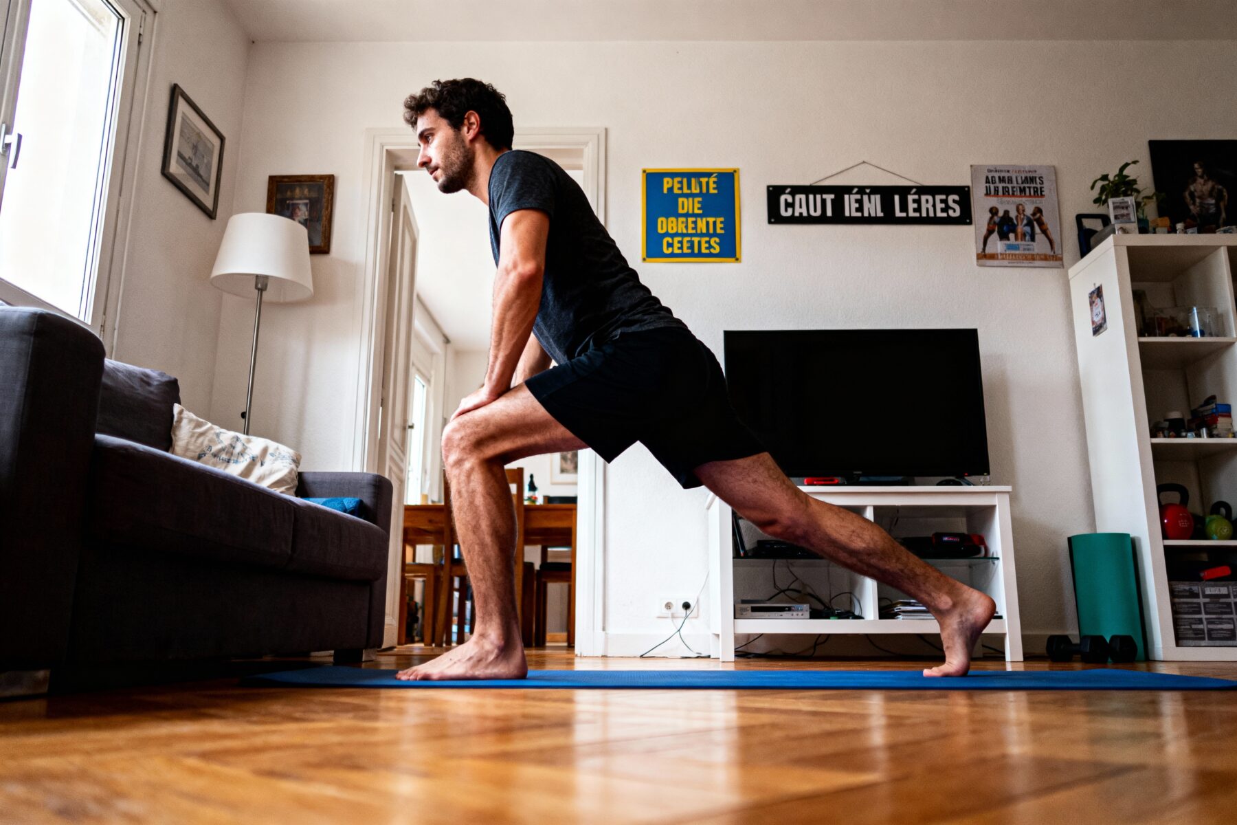 exercices ischio-jambiers à la maison